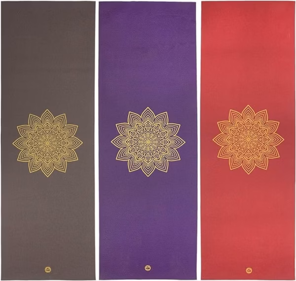 81ebrngziml._ac_sx679_.jpg Коврик для йоги Bodhi Rishikesh Premium Golden Mandala Purple