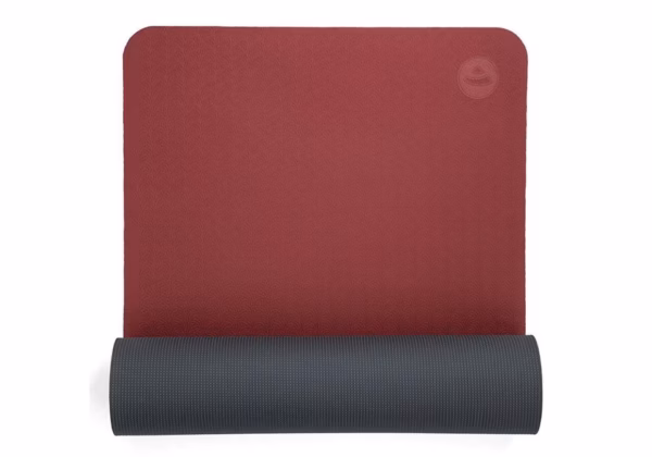 942ldr_lotus-pro-bodhi-red-anthracite-half-roll-min.jpg Коврик для йоги Bodhi Lotus Pro Dark Red/Anthracite