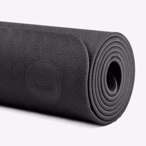 942lpa_lotus-pro_aubergine_halb_gerollt-roll-1-1.jpg Saltea Yoga Bodhi Lotus Pro Black/Silvergrey