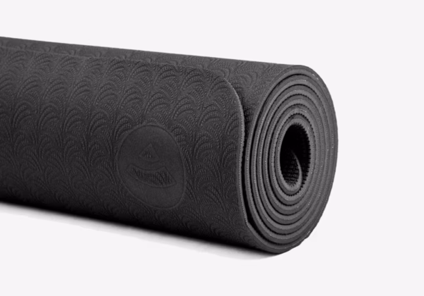 942lpa_lotus-pro_aubergine_halb_gerollt-roll-1-1.jpg Коврик для йоги Bodhi Lotus Pro Black/Silvergrey