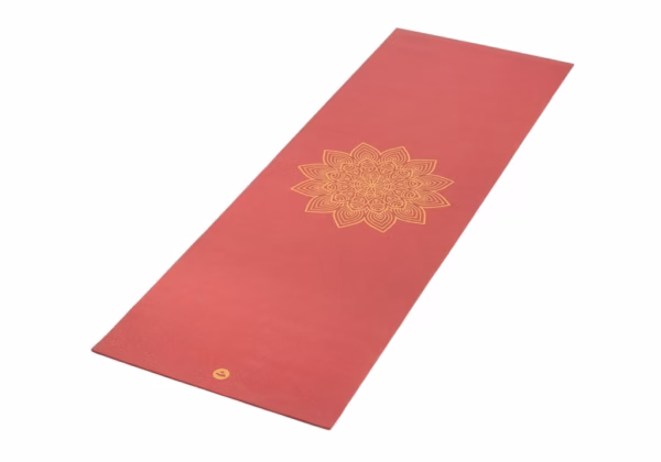rishikesh_mit_goldenem_mandala_burgundy.jpg Коврик для йоги Bodhi Rishikesh Premium Golden Mandala Purple